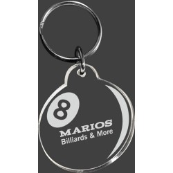 Custom Shape Acrylic Key Ring Etched with Your Logo Custom Shape Acrylic Key Ring Etched with Your Logo