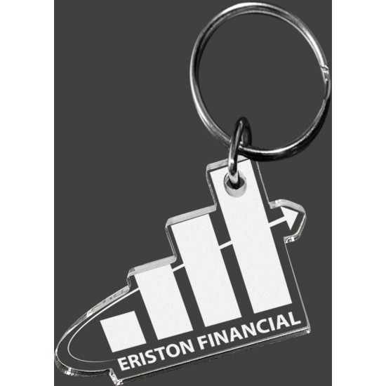 Custom Shape Acrylic Key Ring Etched with Your Logo