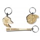 Custom Shape Birch Wood Key Tags Etched with Your Logo
