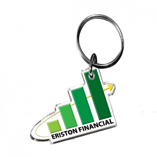 Ultra Vivid Color Acrylic Key Chains with Your Logo