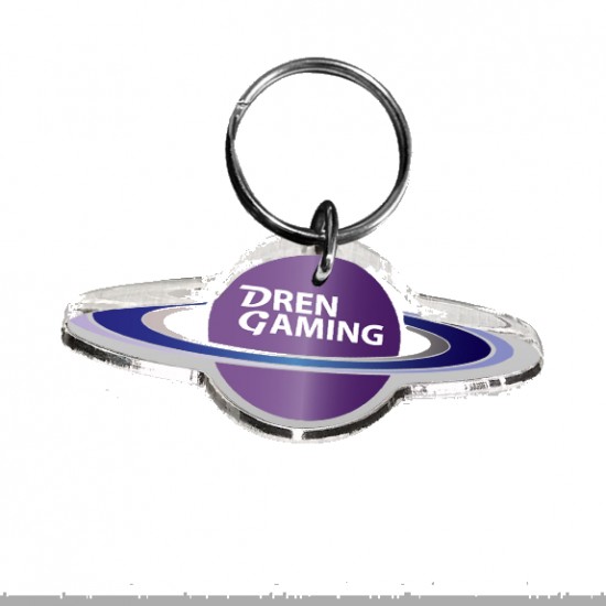 Ultra Vivid Color Acrylic Key Chains with Your Logo