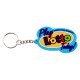 Custom Shape PVC Key Tag with 2-D Molded Imprint with Your Logo