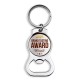 Stock Shape Bottle Opener Keychain with Your Logo