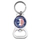 Stock Shape Bottle Opener Keychain with Your Logo