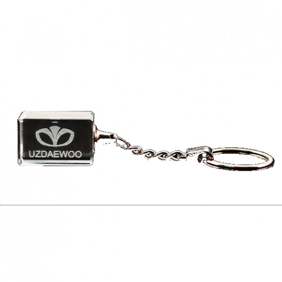 Crystal Keytag with Laser Imprint with Your Logo