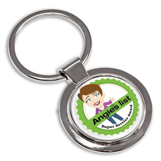 Full Color Circular Key Tag with Your Logo