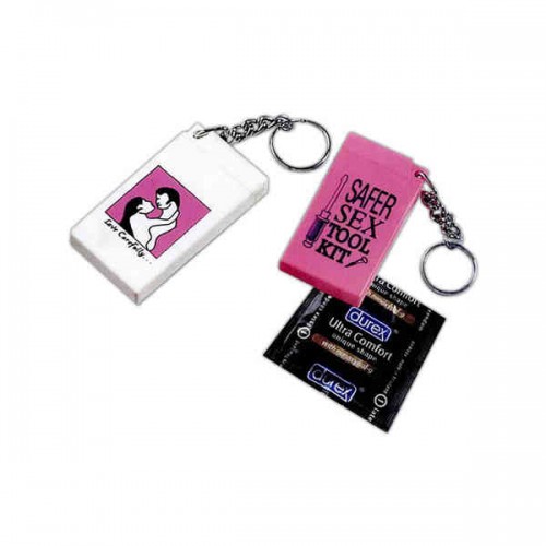 Condom Holder Keychains Custom Logo Key tags