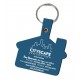 Custom Logo House shaped,vinyl key tag.