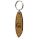 Custom Shape Bamboo Keychain Etched with Your Logo