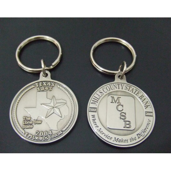 Custom Metal Keychains with Your Logo - Our Most Popular Selling Key Tag