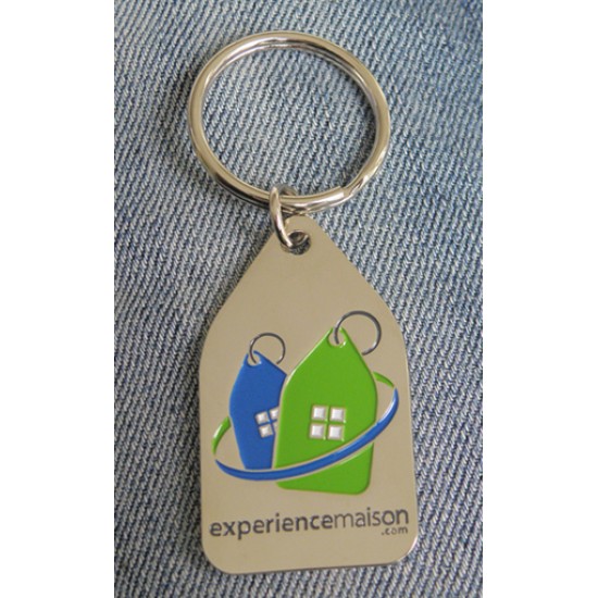 Custom Metal Keychains with Your Logo - Our Most Popular Selling Key Tag