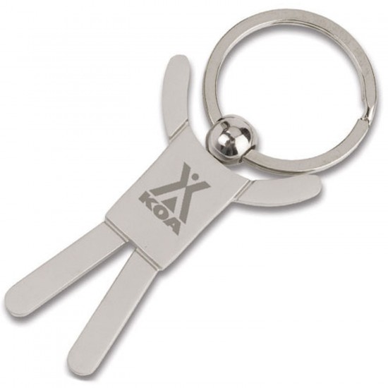 Custom Logo Stickman Key Tag