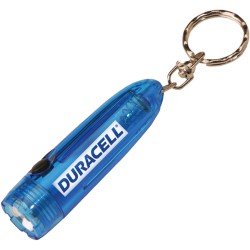 Custom Logo Bullet Flashlight w/ Keychain Custom Logo Bullet Flashlight w/ Keychain