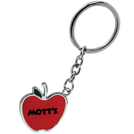 Custom Logo Apple Keychain