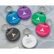 Custom Logo Round Aluminum Key Tag