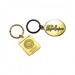 Custom Logo Die Stamped Key Tag / 1-1/2" Custom Logo Die Stamped Key Tag / 1-1/2"