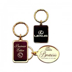 Custom Logo Silk Screened Key Tag / 1-1/2" Custom Logo Silk Screened Key Tag / 1-1/2"