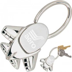 Custom Logo Airplane Twist-Lock Keyholder Custom Logo Airplane Twist-Lock Keyholder