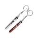 Custom Logo Aluminum Tire Gauge Key Ring