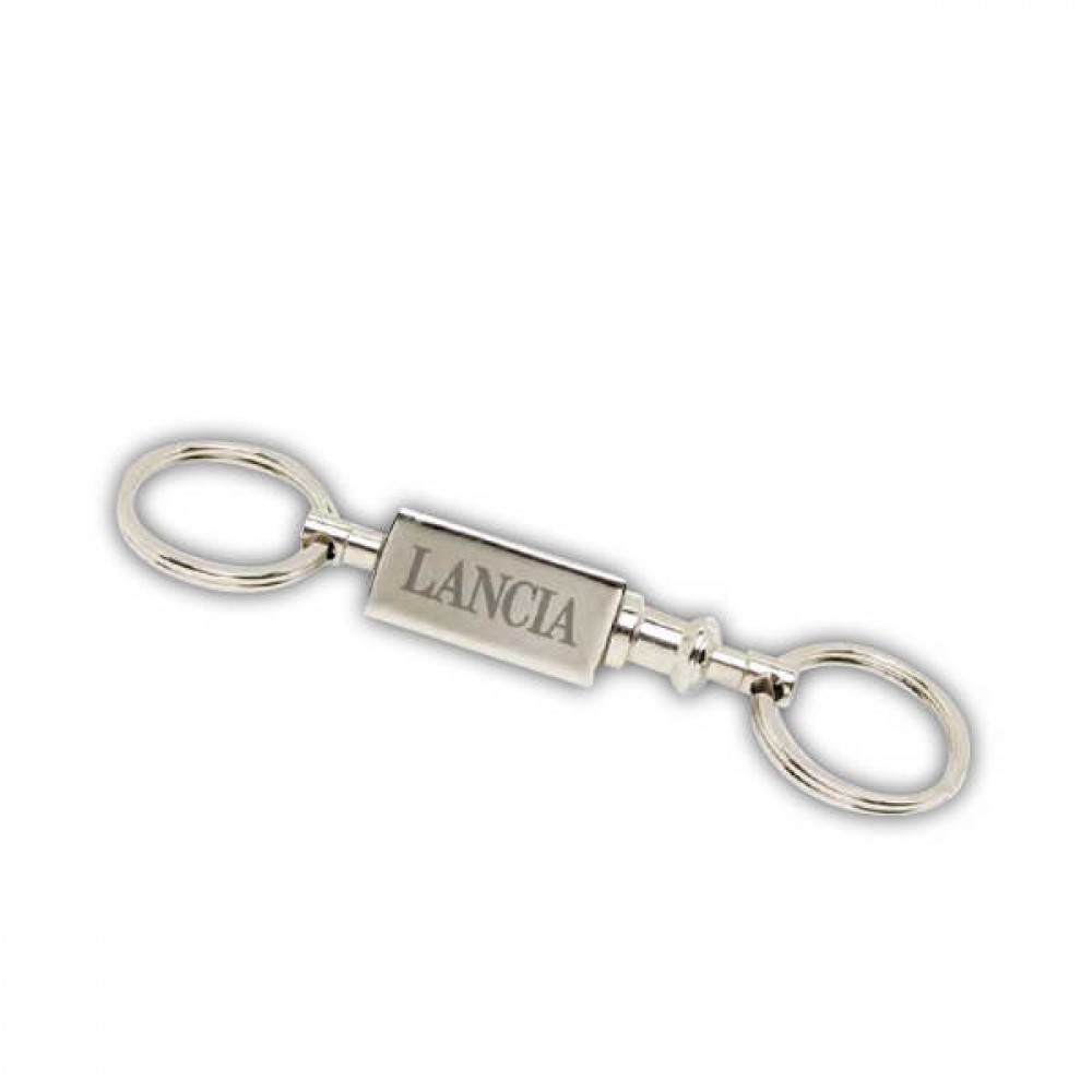 Custom Logo Triangular PullnTwist Metal Keychain CLK2055