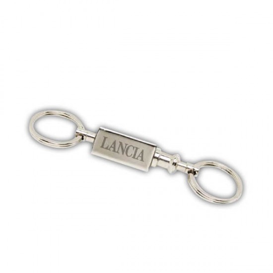 Custom Logo Triangular Pull-n-Twist Metal Keychain