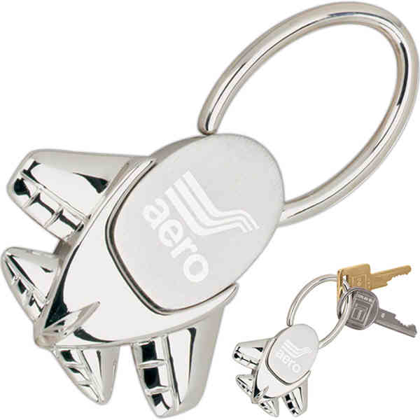 Custom Logo Airplane TwistLock Keyholder