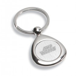 Custom Logo Chrome Infini Metal Key Holder Custom Logo Chrome Infini Metal Key Holder
