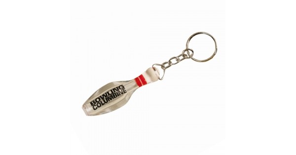 Custom Logo Key Chain With Bowling Pin Sports Keychains