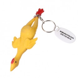Custom Logo Key holder with miniature chicken replica, 6 Custom Logo Key holder with miniature chicken replica, 6
