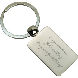 Custom Logo Rectangle Key Tag