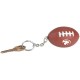 Custom Logo Football - Stress reliever key chain with sport stress ball attached.
