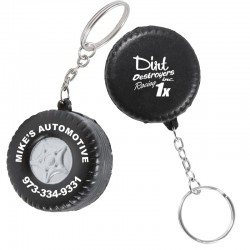 Custom Logo Tire shape stress reliever with key chain attached. Custom Logo Tire shape stress reliever with key chain attached.