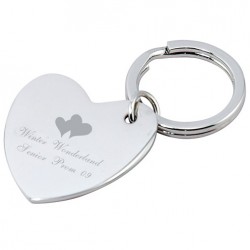 Custom Logo Heart Keytag