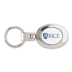 Custom Logo Oval Premium Key Ring Custom Logo Oval Premium Key Ring