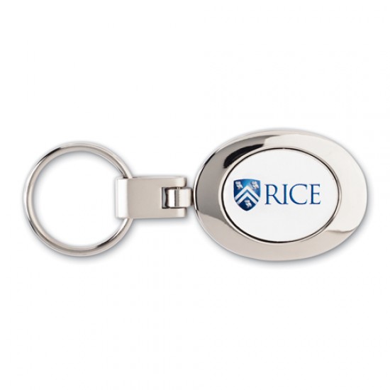 Custom Logo Oval Premium Key Ring