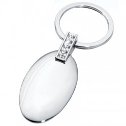 Custom Logo Oval Metal Jewelry Key Chain Custom Logo Oval Metal Jewelry Key Chain