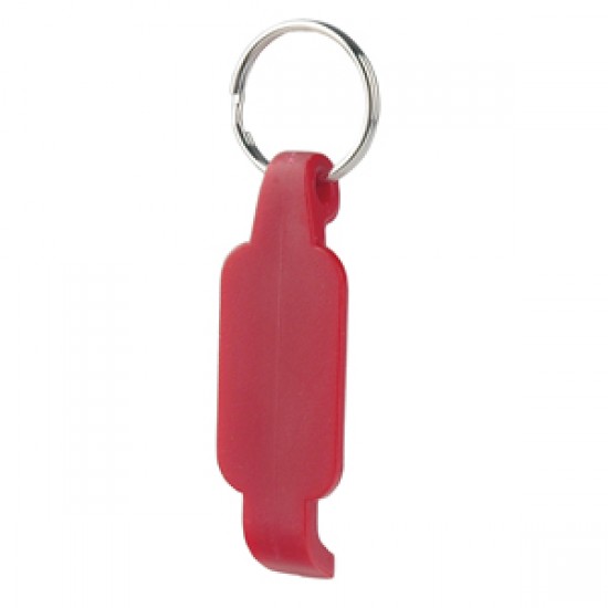 Custom Logo Key holder with plastic bottle opener.