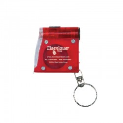 Custom Logo Mini tape measure light combo with white LED.