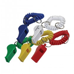 Custom Logo Wrist coil with whistle key ring. Custom Logo Wrist coil with whistle key ring.