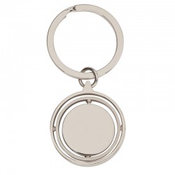 Custom Logo Spinning Gyro Disc Design Key Ring