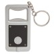 Custom Logo LED bottle opener with keyring.