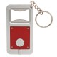 Custom Logo LED bottle opener with keyring.