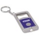 Custom Logo LED bottle opener with keyring.