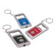 Custom Logo LED bottle opener with keyring.