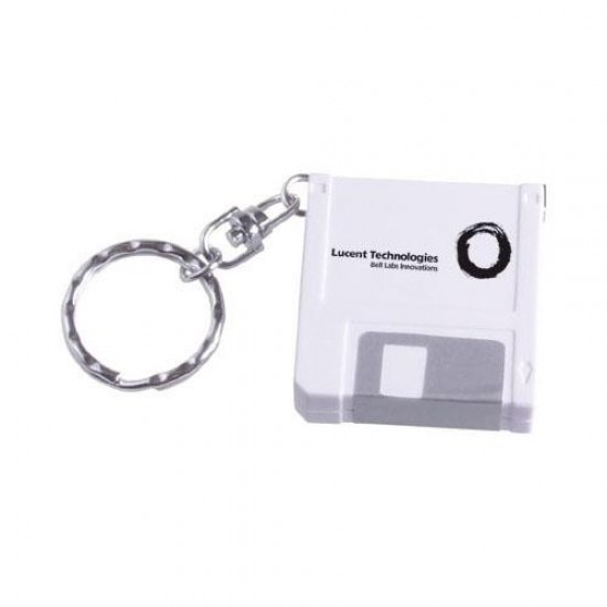 Custom Logo Computer Disk-Shaped Tape Measure Keychain