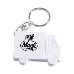 Custom Logo Truck-Shaped Tape Measure Keychain