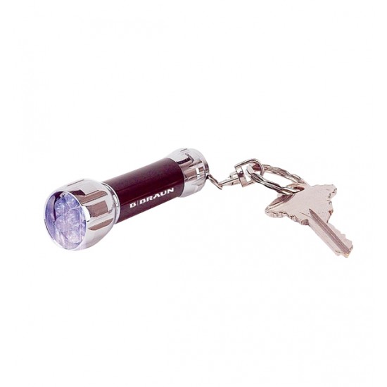  Custom Logo Flashlight Keychain 7 Bulb High Intensity Light