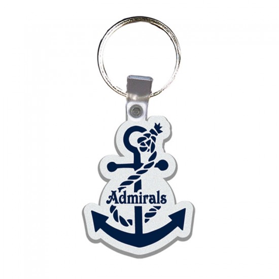 Custom Logo Anchor - Soft die cut shape key tag.