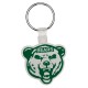 Custom Logo Bear - Soft die cut shape key tag.
