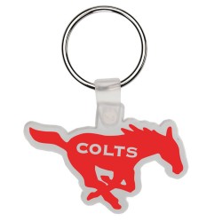 CLK2880Custom Logo Mustang - Soft die cut shape key tag. CLK2880Custom Logo Mustang - Soft die cut shape key tag.